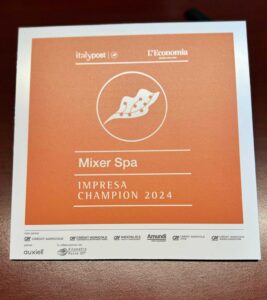 Mixer Receives Recognition for Export Excellence